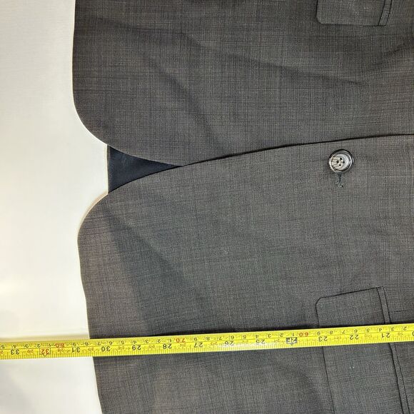 Jos A Bank Mens 40S Blazer Sport Coat Suit Jacket Gray 3 Button Wool Poland - Picture 9 of 9